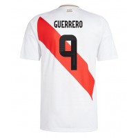 Stroje piłkarskie Peru Paolo Guerrero #9 Koszulka Podstawowej Copa America 2024 Krótki Rękaw